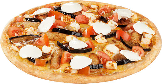 Pizza Karminrot