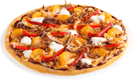 Pizza Schneegestöber