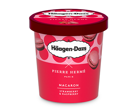 Häagen-Dazs Strawberry & Raspberry Macaron